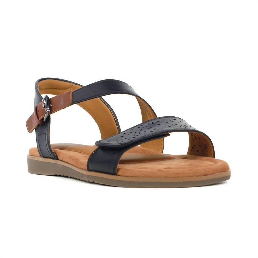 NEW ROCKPORT women's zion 2 piece sandal in black